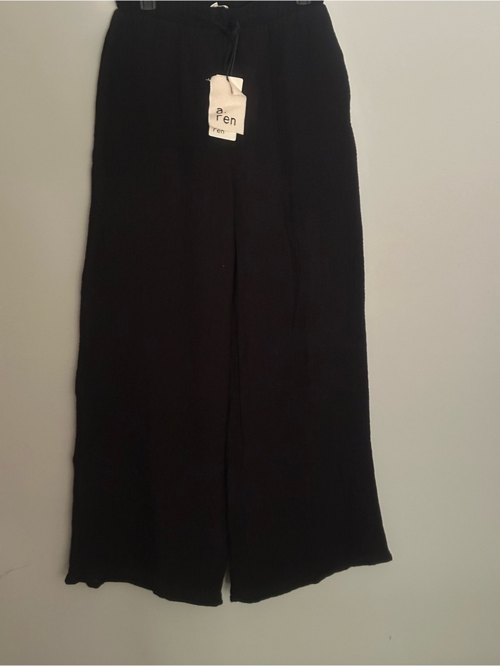 A.P.C. Wide Leg Black Pants